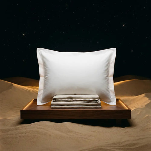 PLACEHOLDER AI — NOXSTARS Classic Pillow crisp cotton, desert night